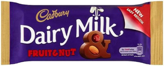 IRISH CADBURY DAIRY MILK FRUIT & NUT 54G