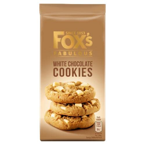 Fox's Cookies white chocolate 180g