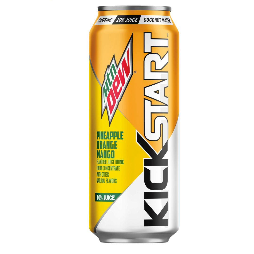 Mtn Dew Kickstart Pineapple Orange Mango 473ml