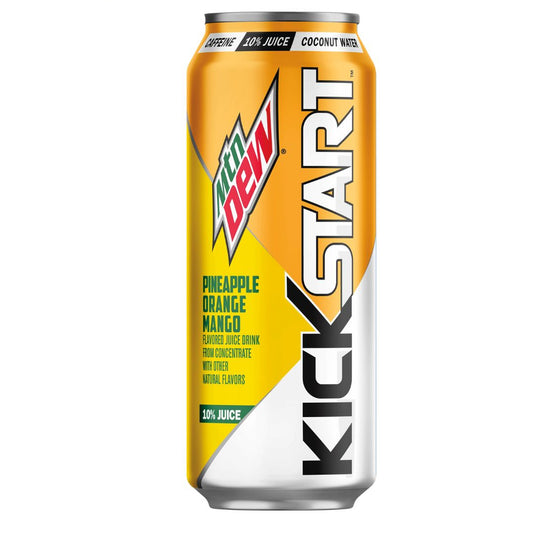 Mtn Dew Kickstart Pineapple Orange Mango 473ml