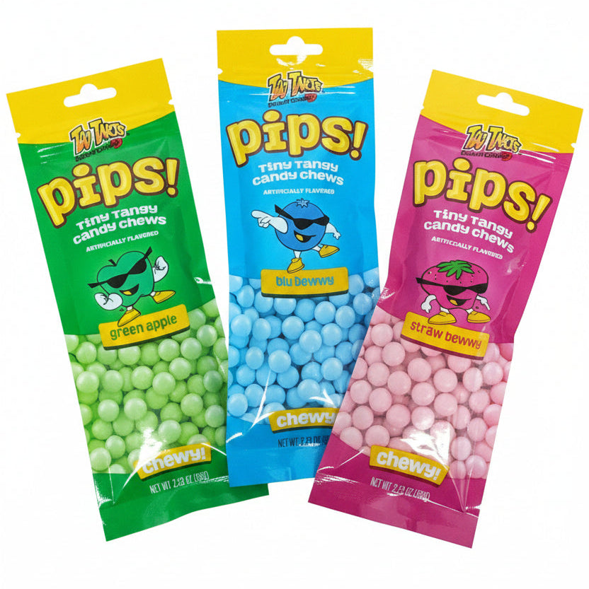 Too Tarts Pips Assorted Tiny Tangy Candy Chews 35.2g