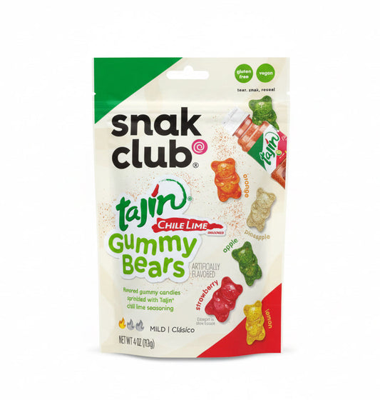 US Snak Club Tajin Gummy Bears 142g