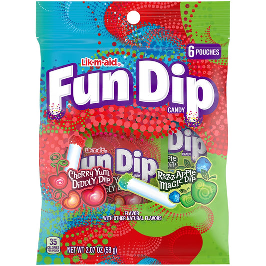 Lik-M-Aid Fun Dip Peg Bag 2.07 oz