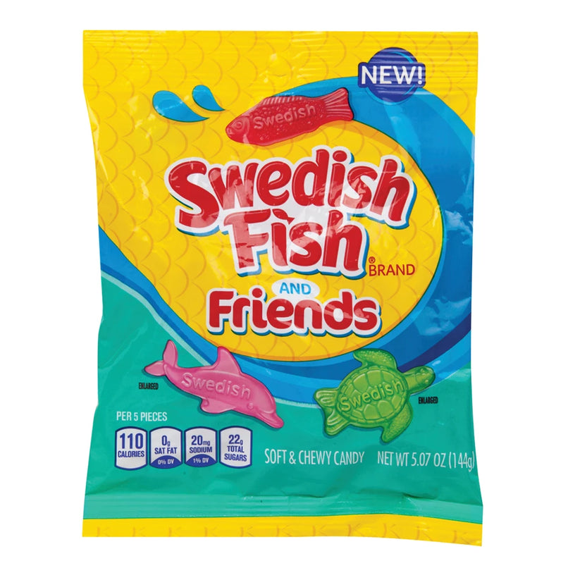 SWEDISH FISH AND FRIENDS 5.07OZ