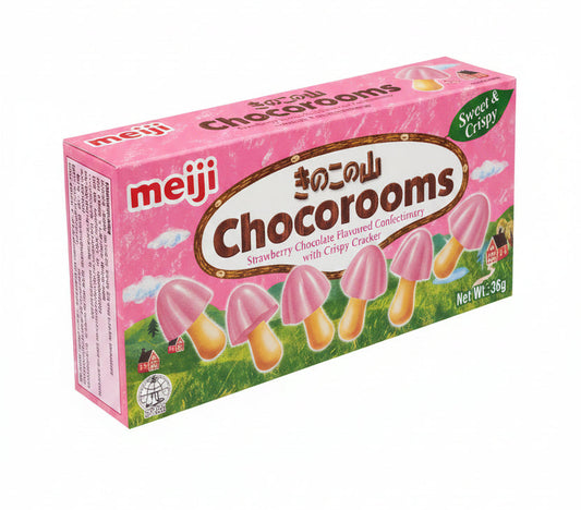 Meiji Chocorooms Strawberry 36g