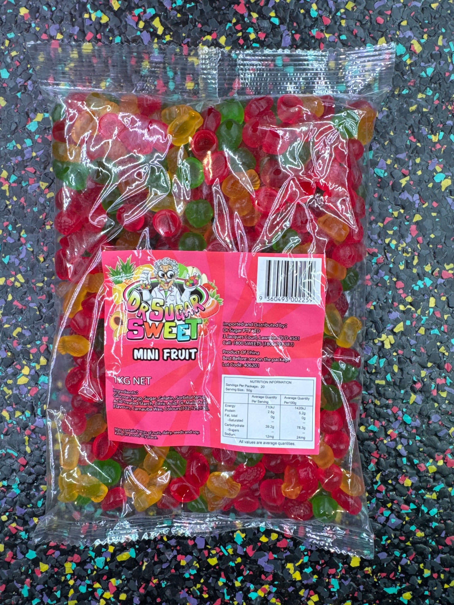 Dr. Sugar Gummy Mini fruit 1kg