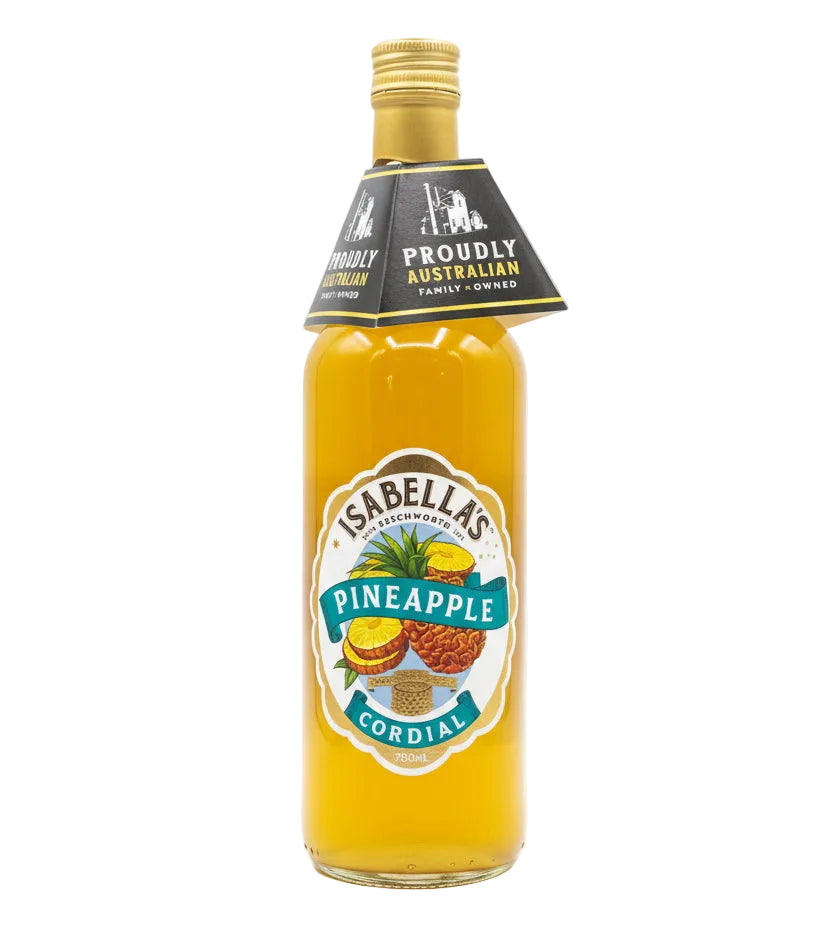 Isabella’s Cordial - Pineapple 700ml - Tom's Confectionery Warehouse