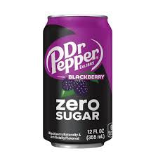 US Dr Pepper Blackberry Zero Sugar 355ml