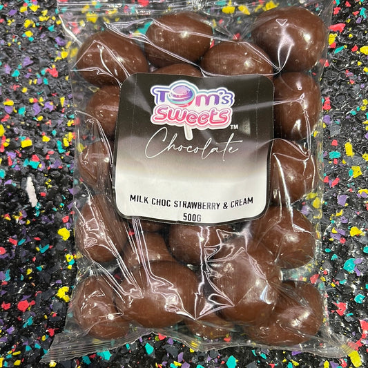Tom’s Sweets Strawberry & Cream 500g