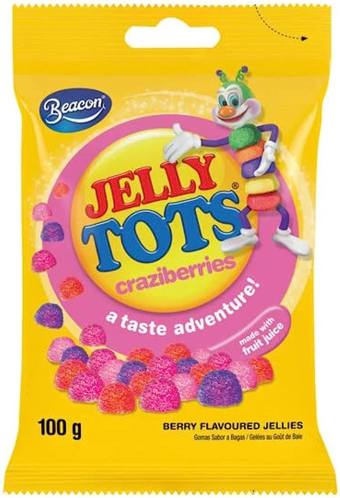 Beacon Jelly Tots- CRAZIBERRIES 100g