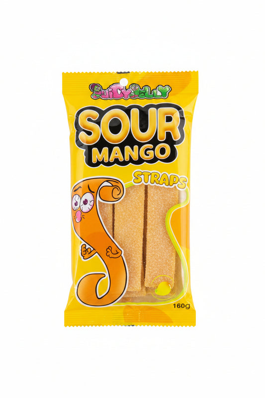 Juicy Jelly Straps Sour Mango 160g