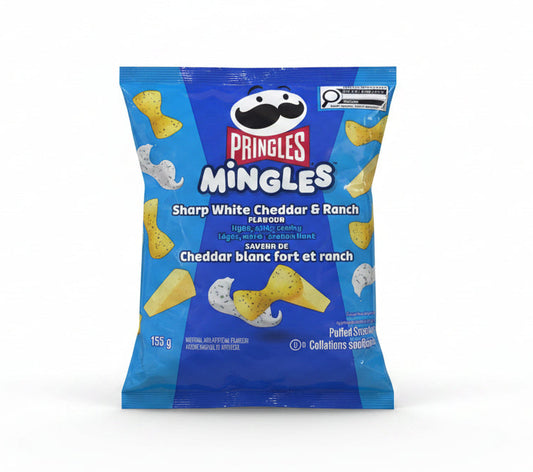 Pringles Mingles Sharp White Cheddar & Ranch 155g