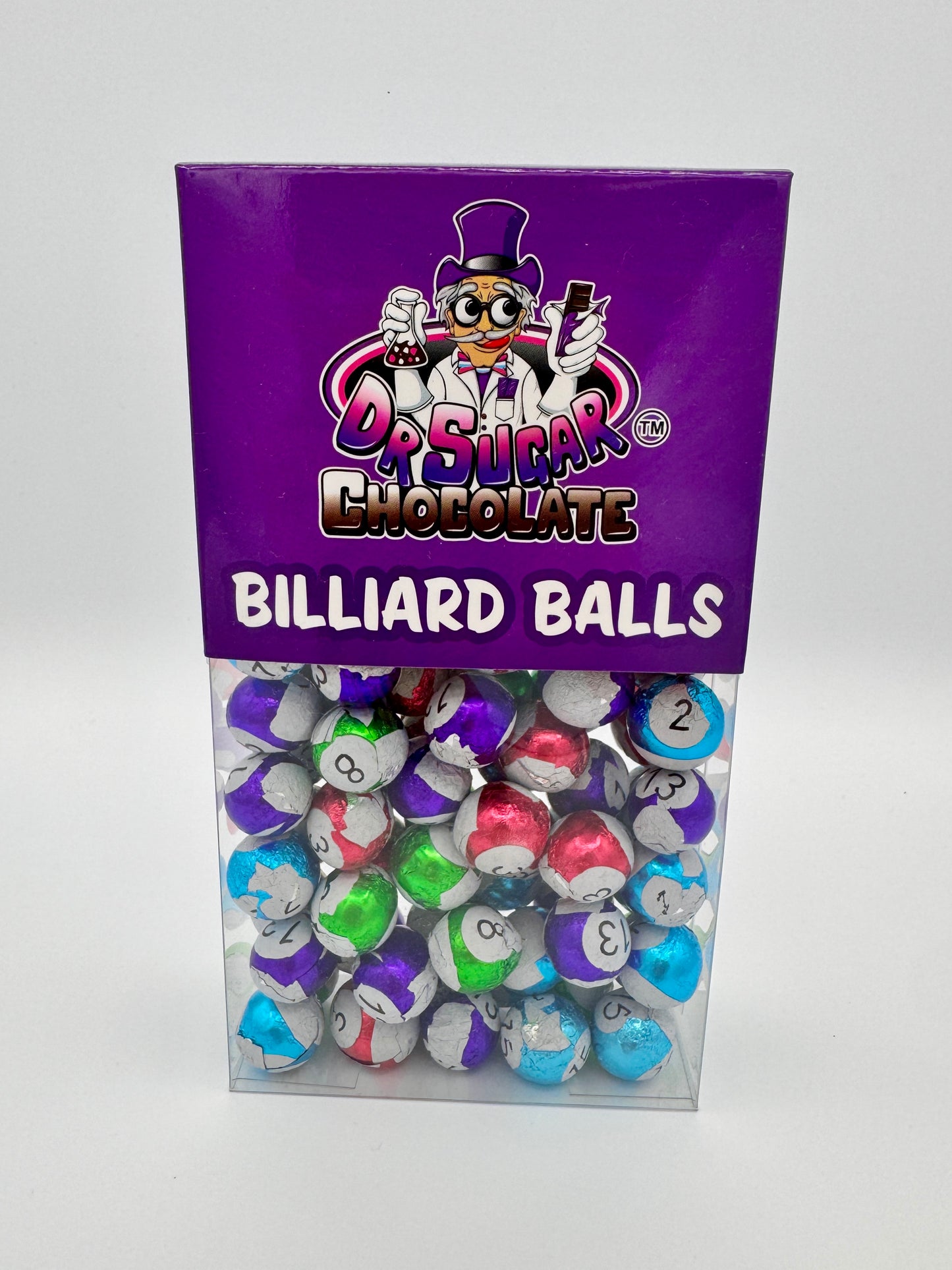 250g CHOCOLATE BALL-BILLIARD BALLS