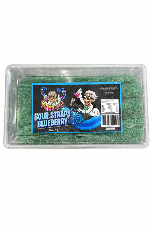 Dr Sugar Sour Straps Blueberry 1.5kg