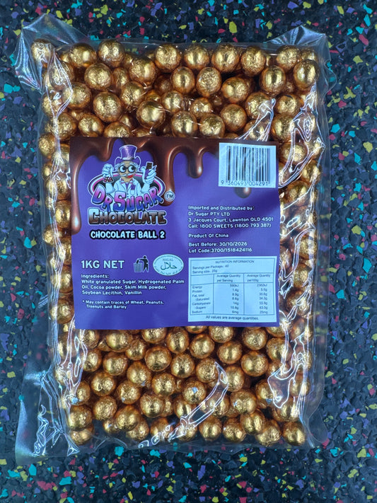 Dr Sugar - Gold Chocolate Ball (ball 2) 1kg
