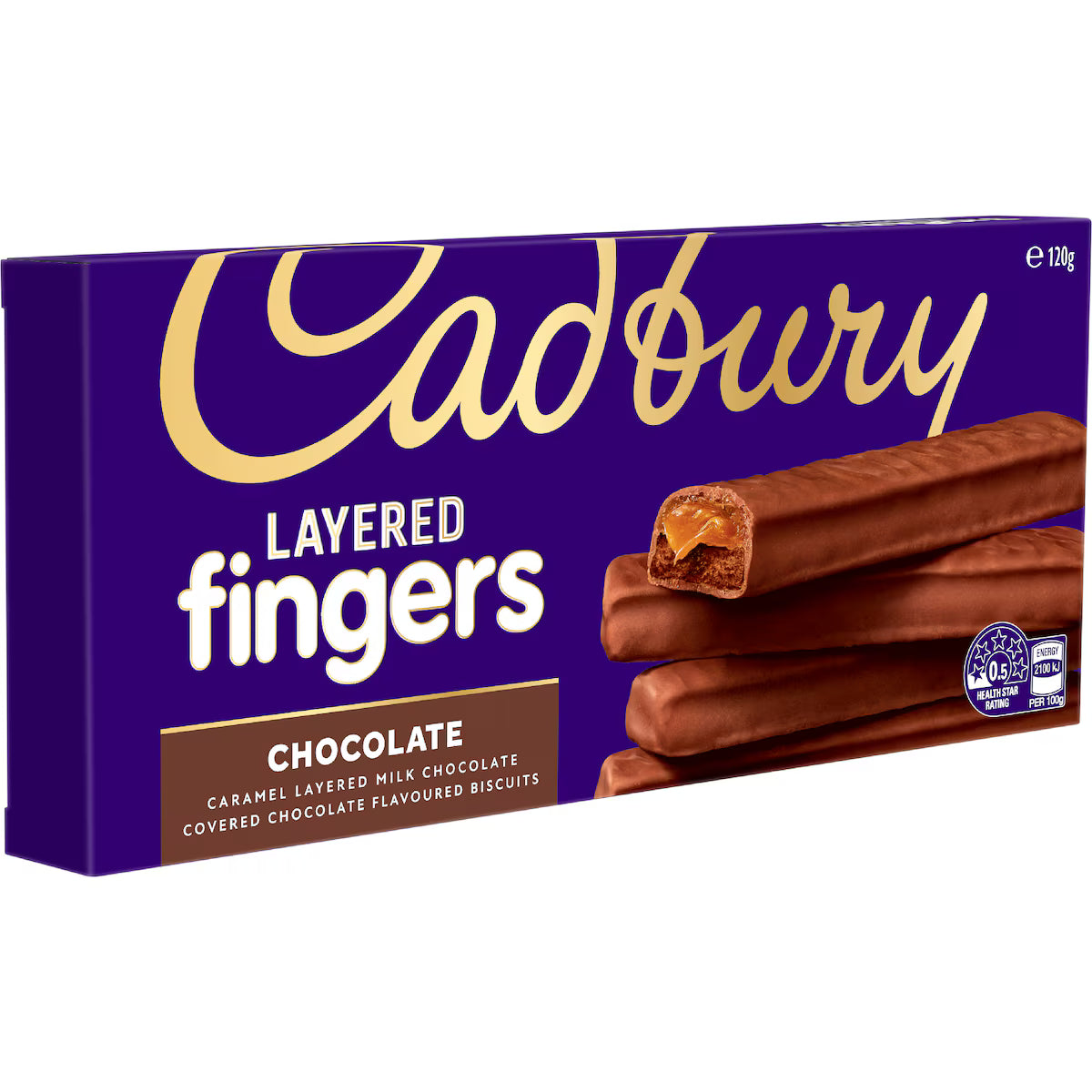 Cadbury Layered Fingers Chocolate 120g