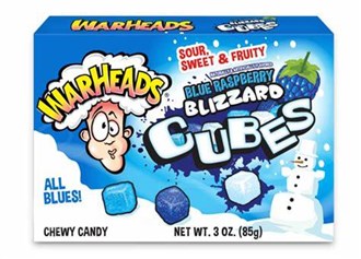 Warheads - Blue Raspberry cubes movie box 85g – Tom's Confectionery ...