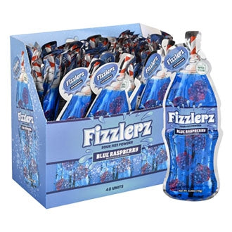 Fizzlerz blue raspberry 10g – Tom's Confectionery Warehouse