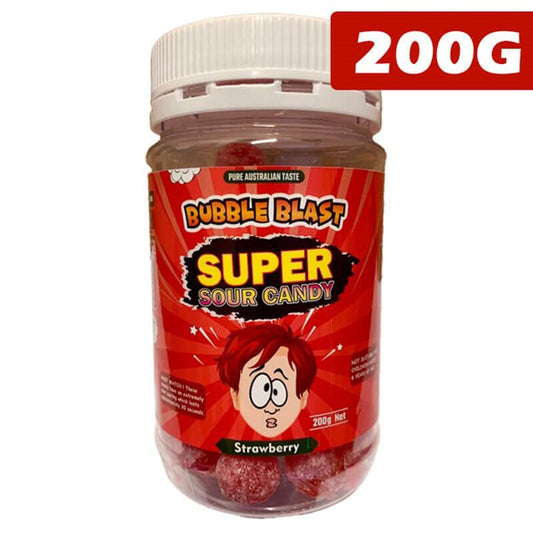 Bubble Blast Sour Strawberry 200g