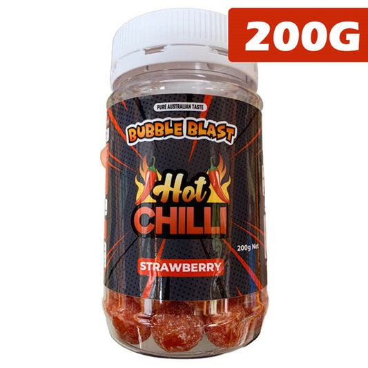 Bubble Blast Hot Strawberry 200g