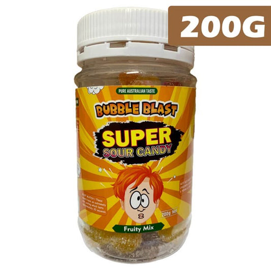 US Bubble Blast Sour Fruity 200g