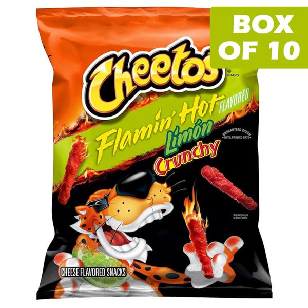 US Cheetos Flamin Hot Limon Crunchy 226g
