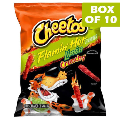 US Cheetos Flamin Hot Limon Crunchy 226g