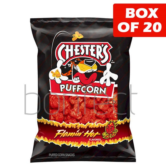 Mexican Chester's Puffcorn Flamin Hot Corn 57g