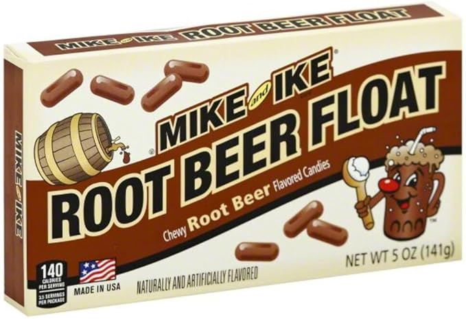 US Mike N Ike Root Beer Box 141g