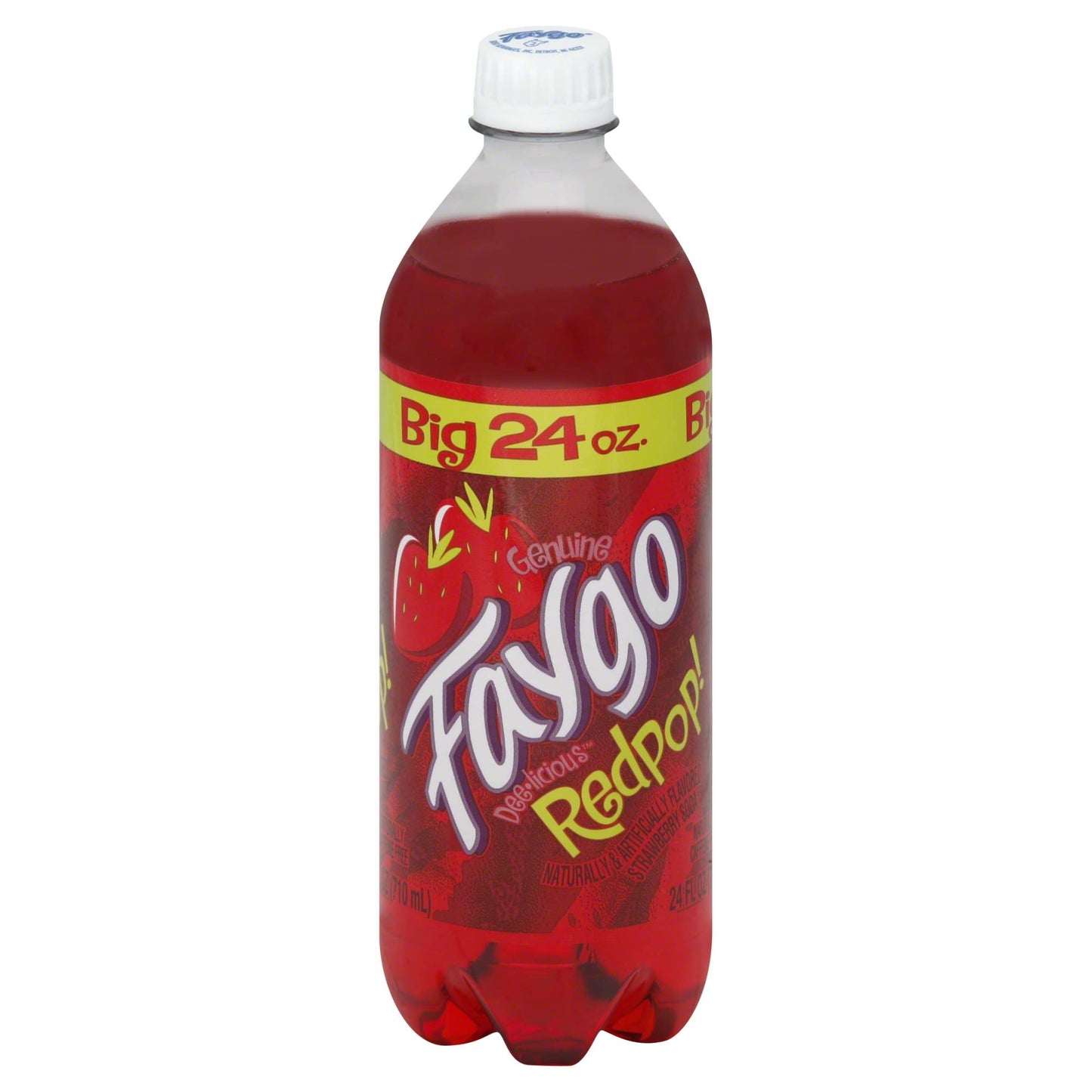 FAYGO RED POP 24oz - Tom's Confectionery Warehouse