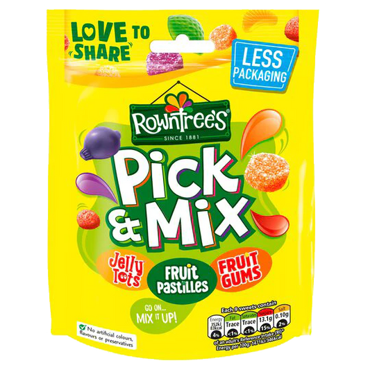 ROWNTREE'S PICK & MIX POUCH 150g