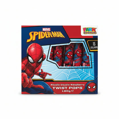 Spiderman Twist Pops 15ct 180g