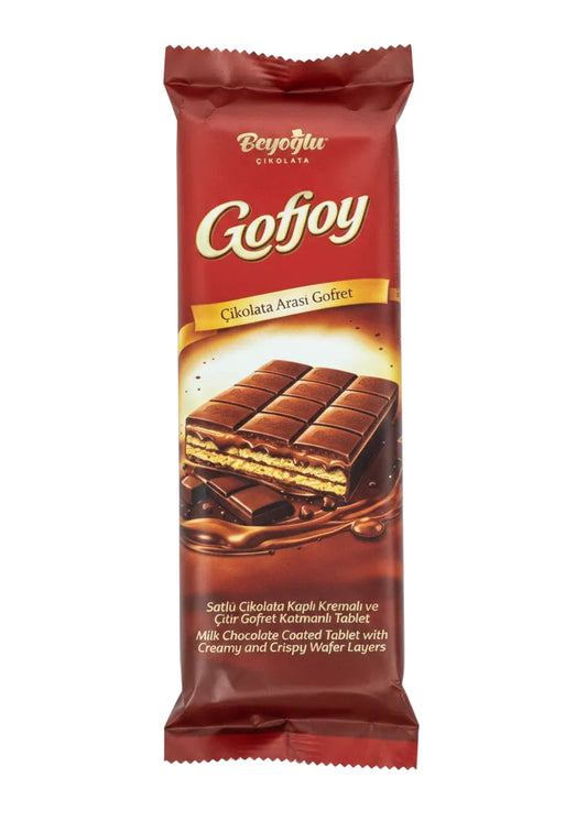 Beyoglu Gofjoy Gofret Milk Chocolate Coated Crispy Wafer 150G