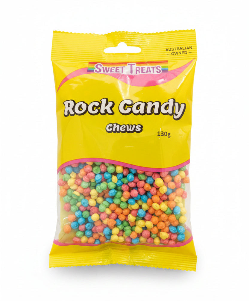 Sweet Treats Rock Candy Chews 130g