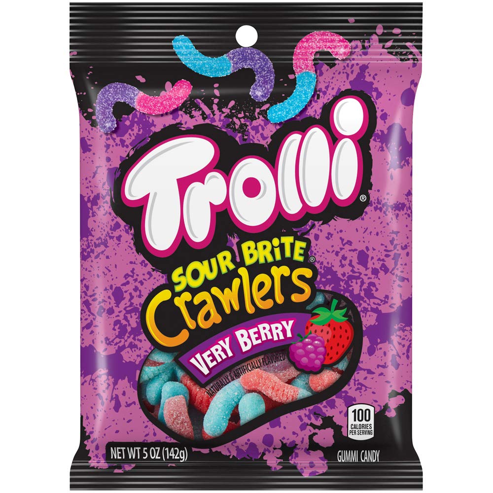 Trolli Very Berry Crawlers Peg Bag