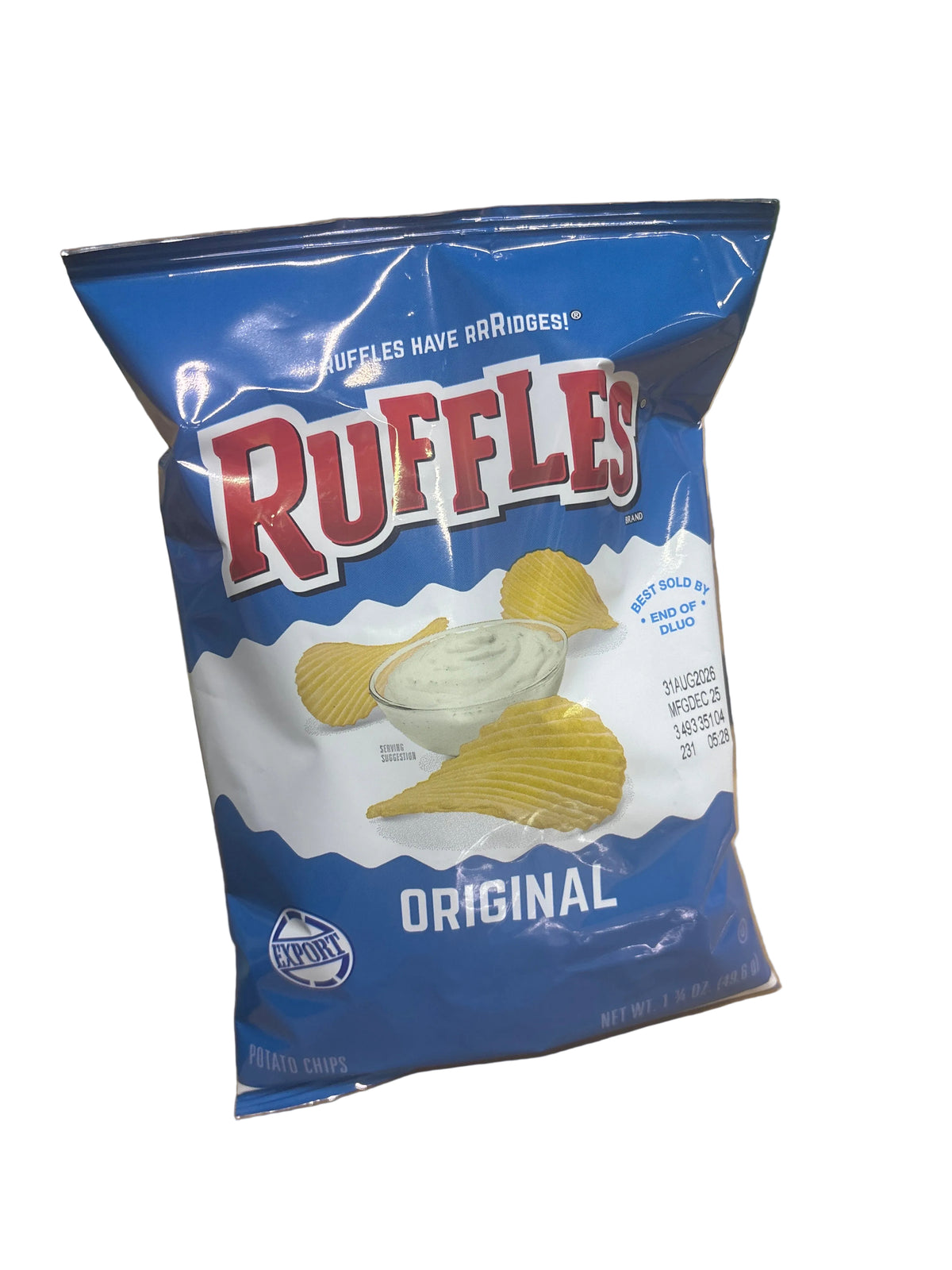 Tom Ruffles Ruffles Original 49.6g – Tom's Confectionery Warehouse