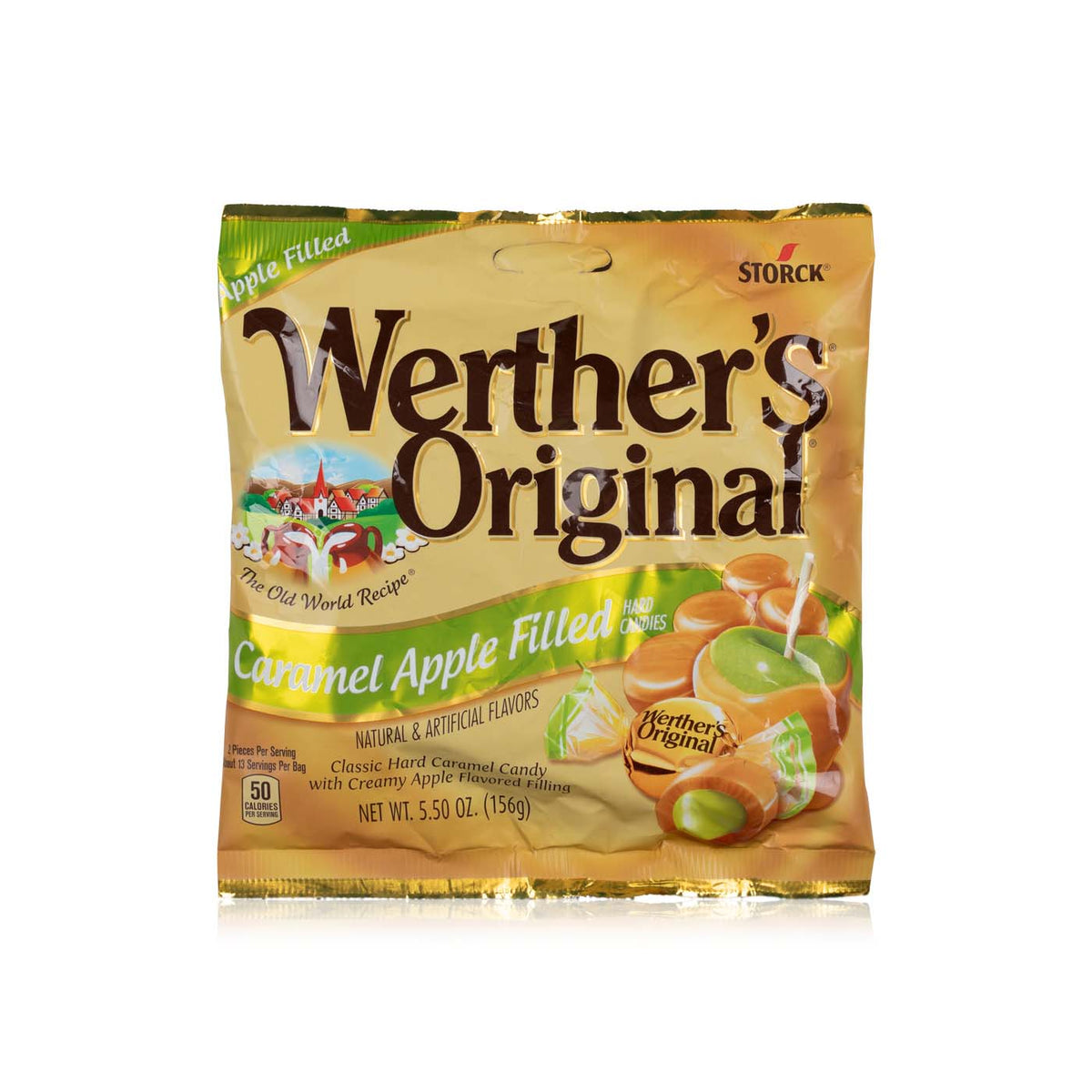 US Werther's Peg Bag Original Caramel Apple 156g