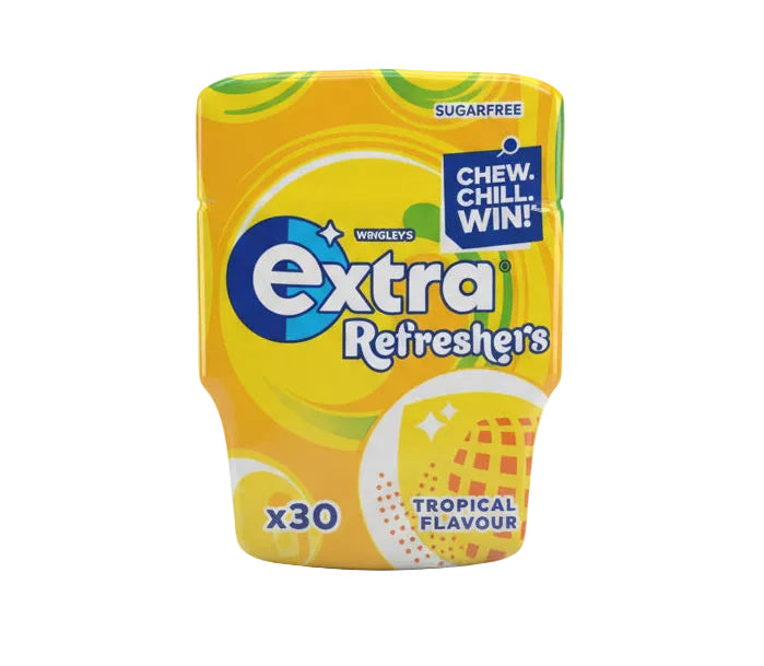 Wrigley's Extra Refreshers Tropical 30pcs - Tom's Confectionery Warehouse