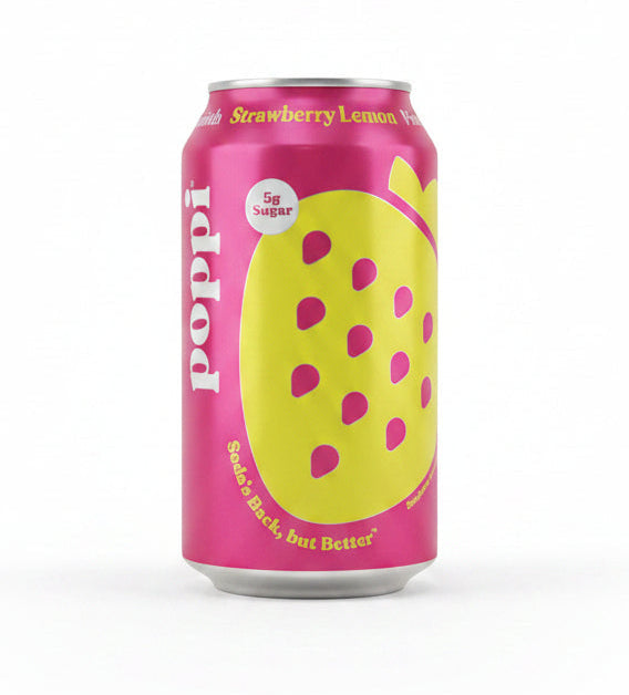 Poppi Strawberry Lemon 355ml