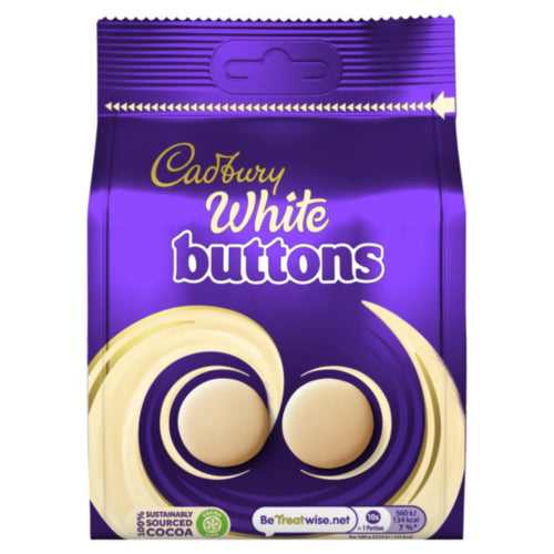 Cadbury White Chocolate Buttons 94g