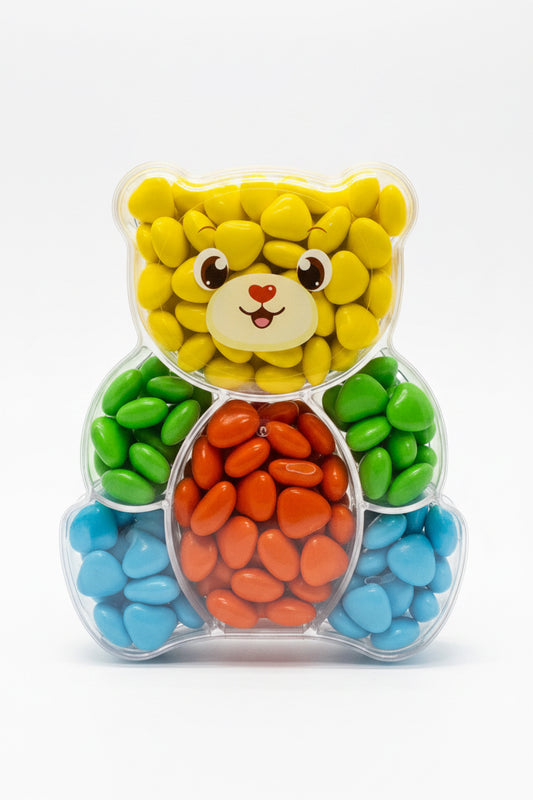 130g CHOCOLATE BEANS HEART-TEDDY BEAR
