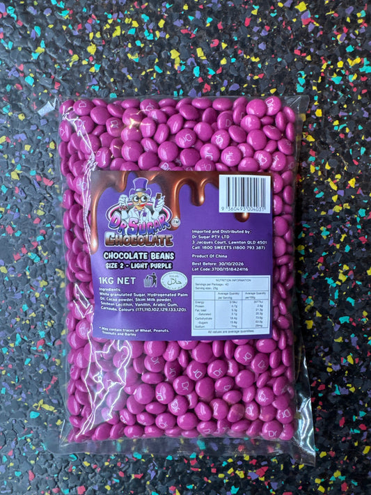 Dr Sugar Light Purple Chocolate Bean 1kg