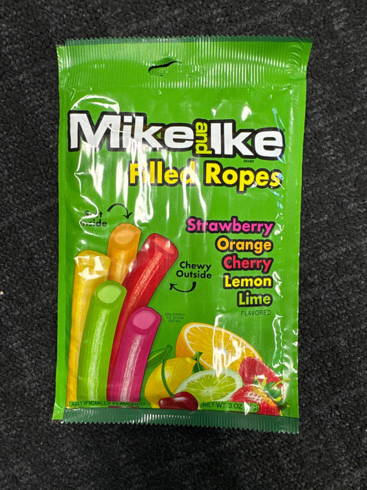 Mike and Ike Filled Ropes 85g