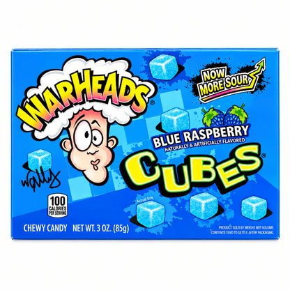 Warheads Blue Raspberry Cubes Movie 85g