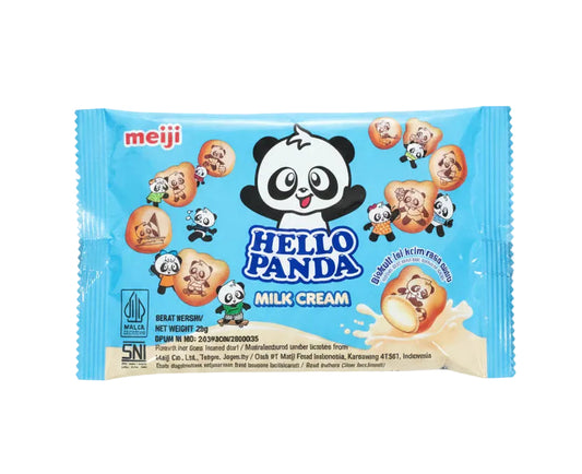 JPN Meiji Hello Panda Biscuit Milk Pouch 25g