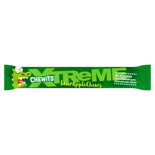 CHEWITS EXTREMELY SOUR APPLE 34g