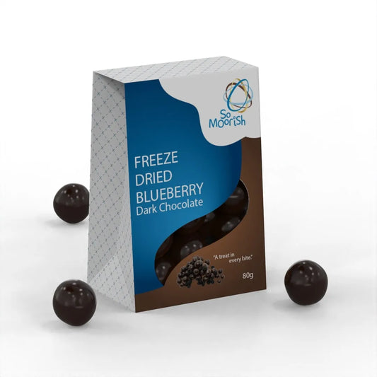 Dark Choc Freeze Dried Blueberries 80g