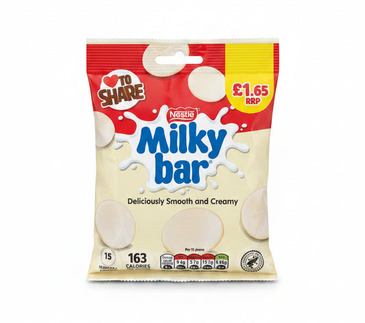 UK Milkybar Peg Bag 85g