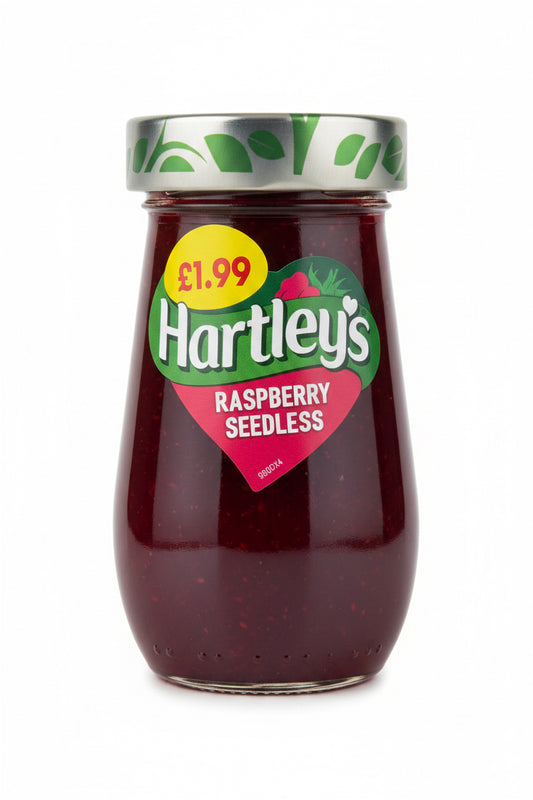 Hartley's Best  Raspberry Seedless Jam 300g