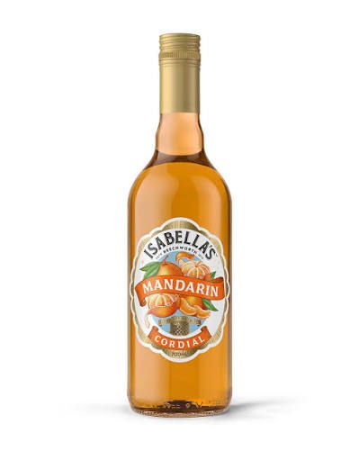 Isabella’s Cordial - Mandarin 700ml - Tom's Confectionery Warehouse
